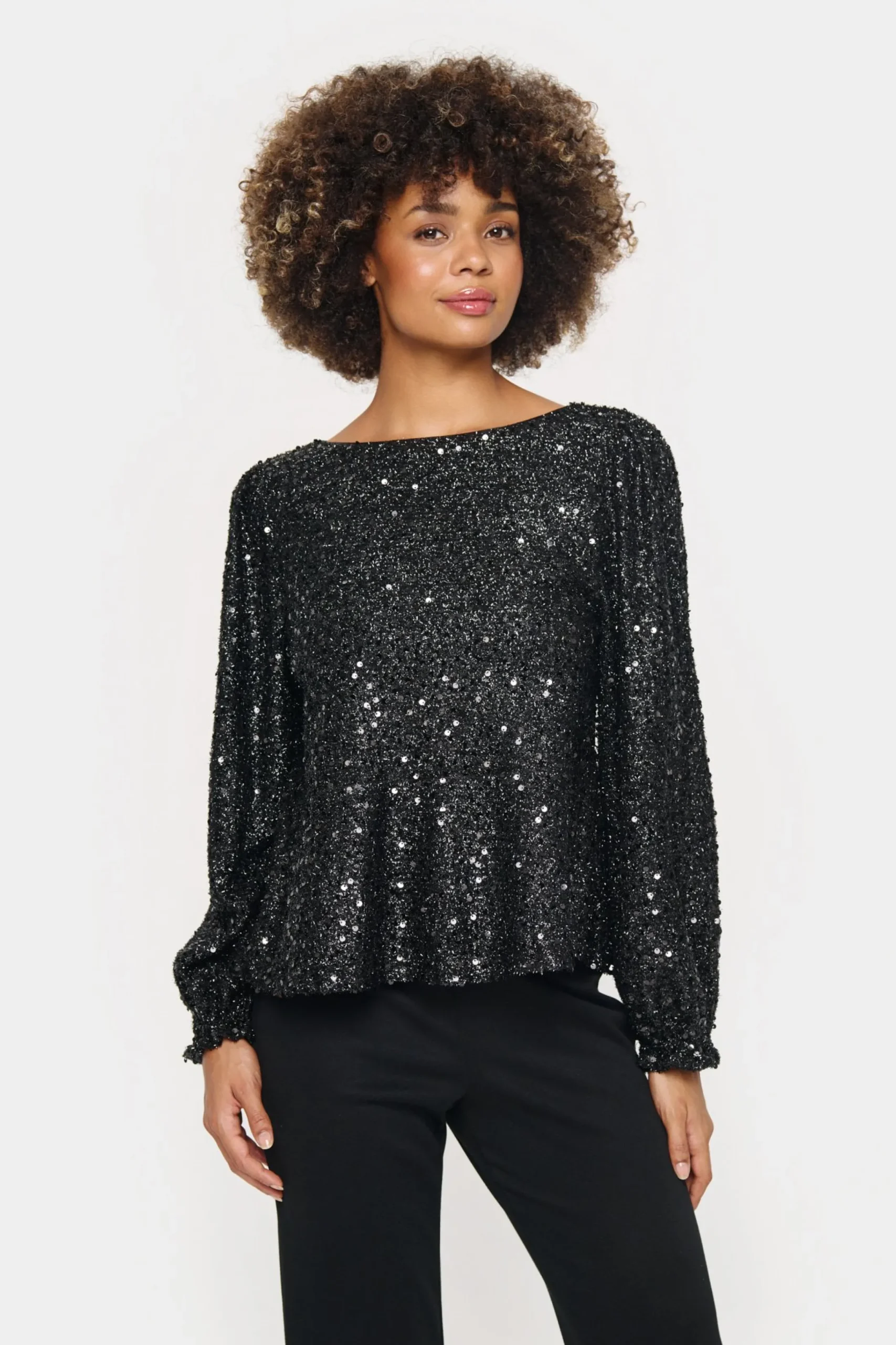 HinnaSZ Paillet Bluse