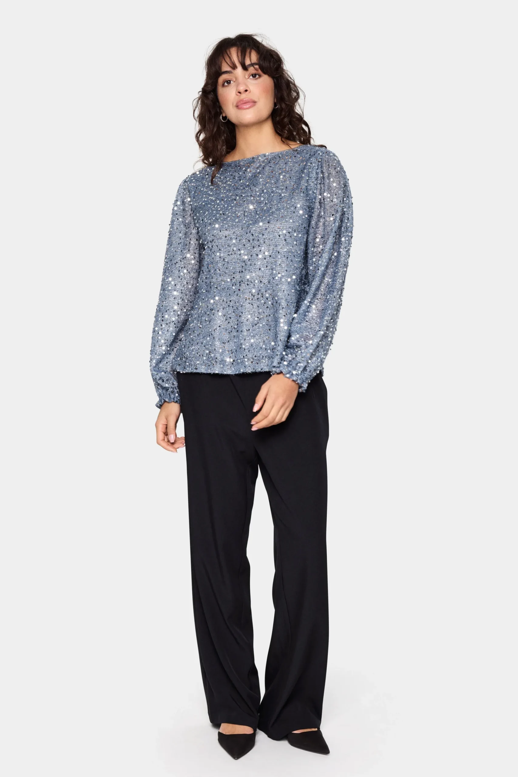 HinnaSZ Paillet Bluse