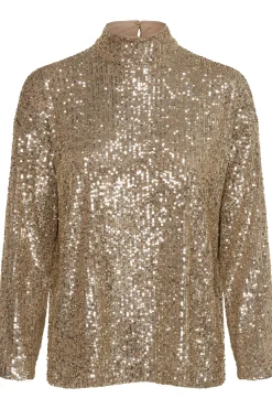 ReyanaSZ Paillet Bluse