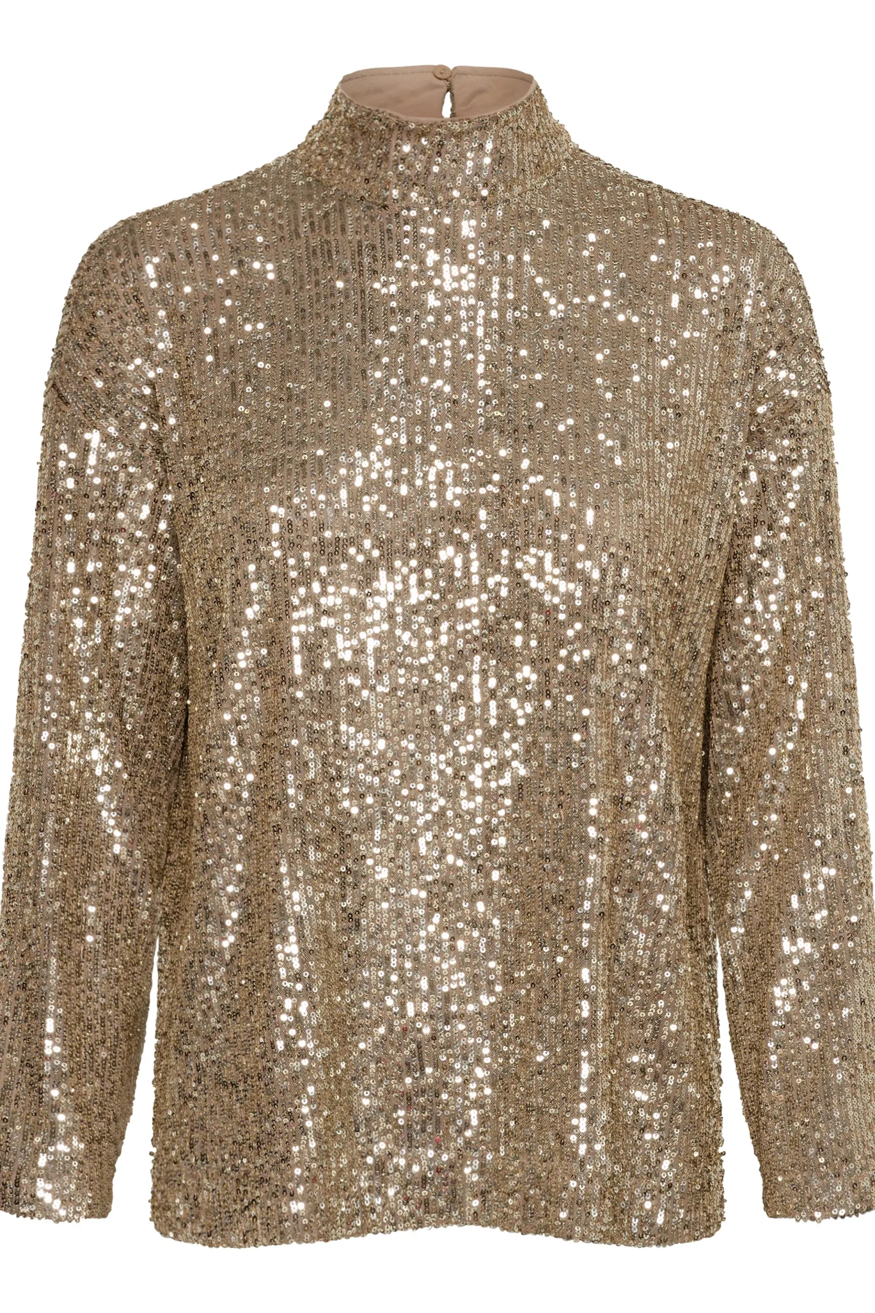 ReyanaSZ Paillet Bluse