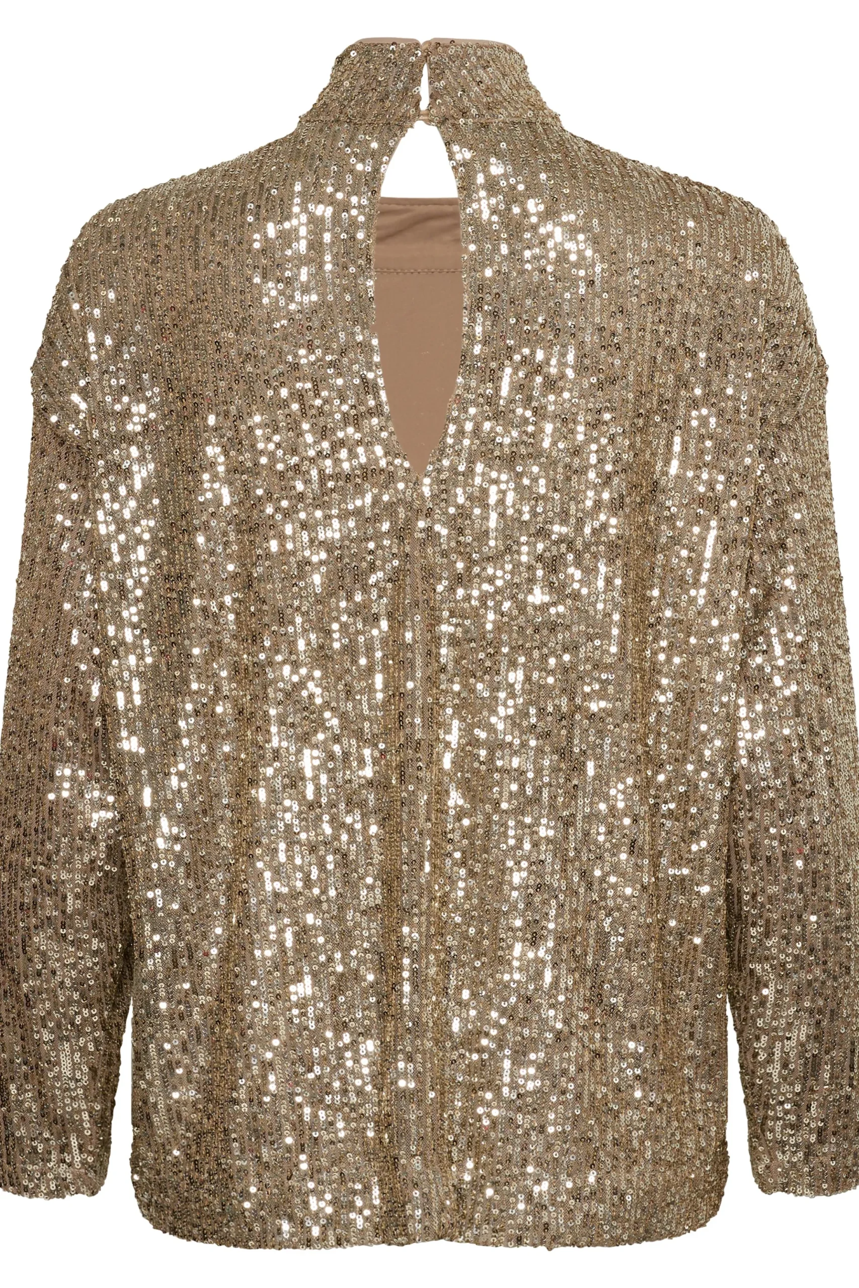 ReyanaSZ Paillet Bluse