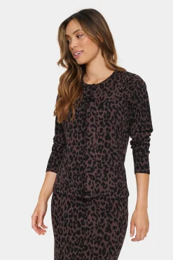 ZhilaSZ leopard Cardigan